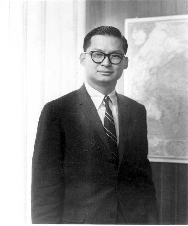 Portrait of Florida legislative senator Edmond J. Gong.