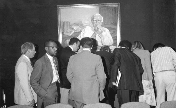 Group in the Allen Morris House Committee room.