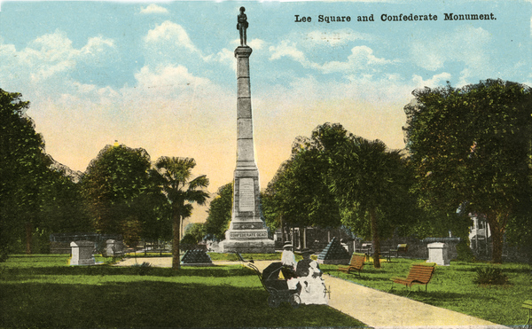 Lee Square and Confederate Monument.