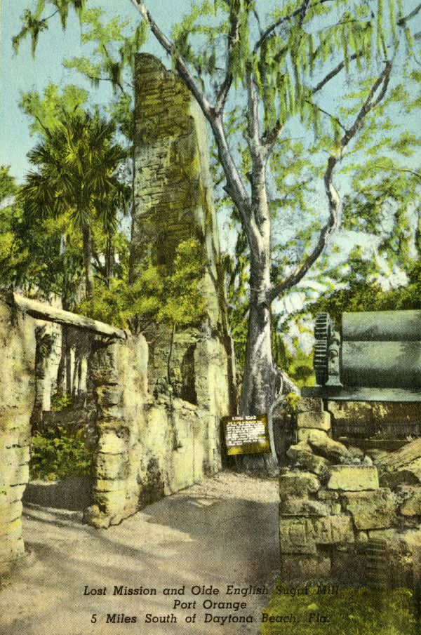Lost mission and olde English sugar mill at Port Orange.