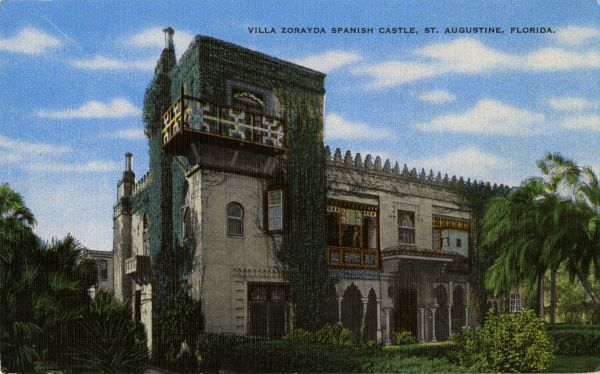Villa Zorayda Spanish Castle, St. Augustine, Florida.