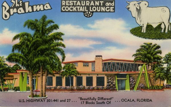 The Brahma restaurant and cocktail lounge at Ocala.