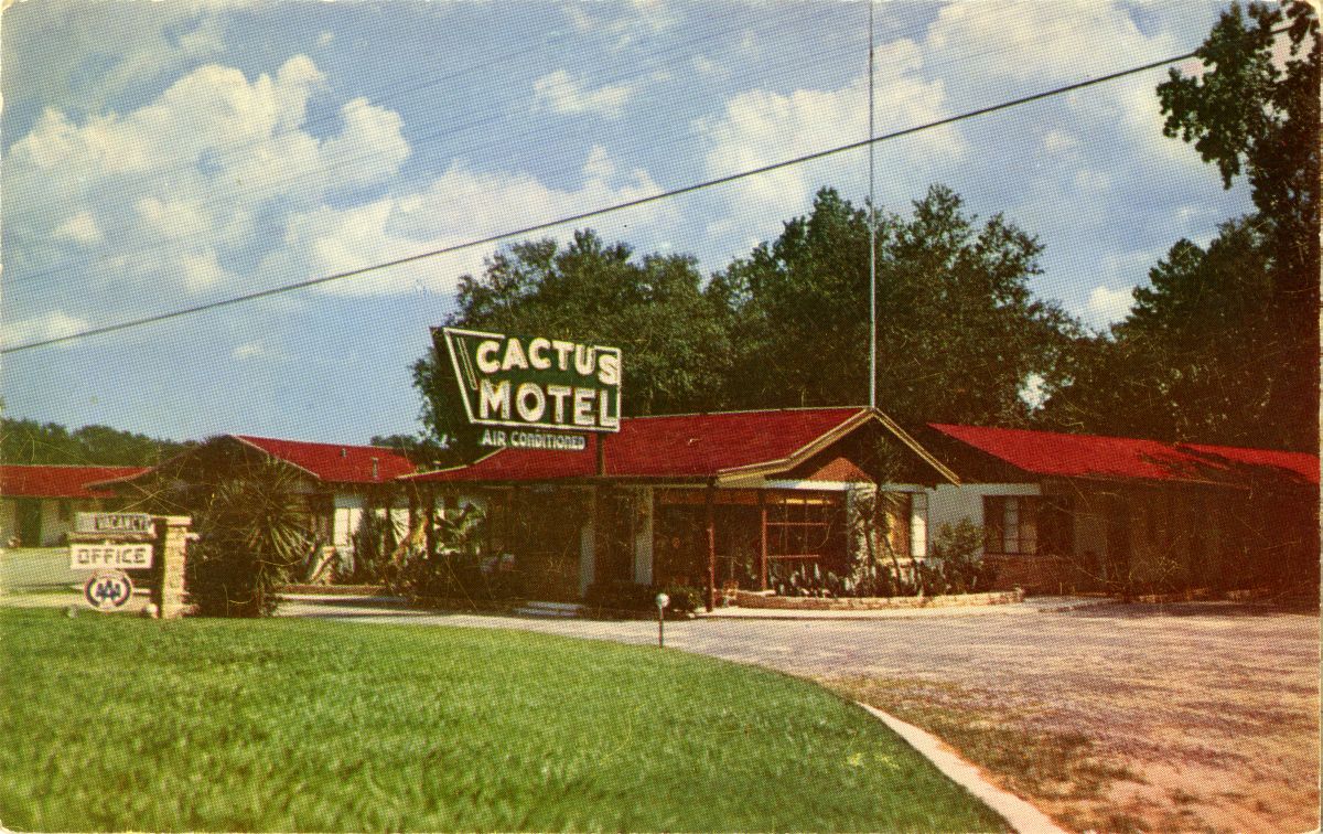 Florida Memory  Cactus Motel in Tallahassee.