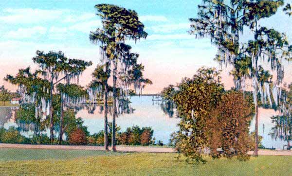 A beautiful lake scene