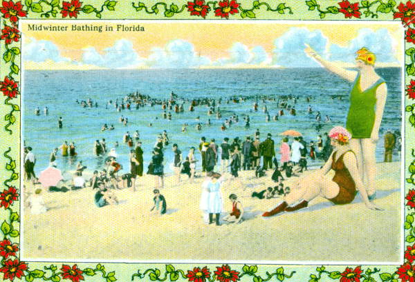 Midwinter Bathing in Florida.