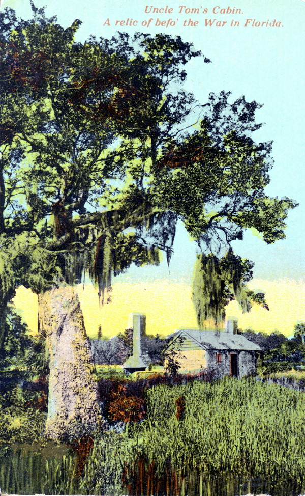 Uncle Tom's cabin - a relic befo' the war in Florida.