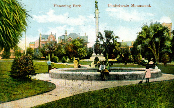 Confederate monument - Hemming Park.