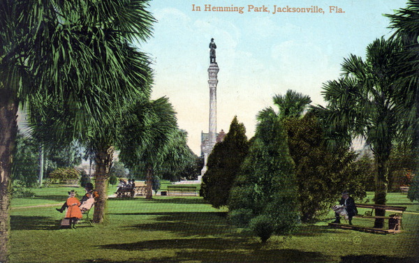 In Hemming Park- Jacksonville, Florida.