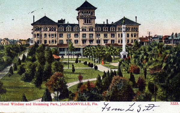 Hotel Windsor and Hemming Park - Jacksonville, Florida