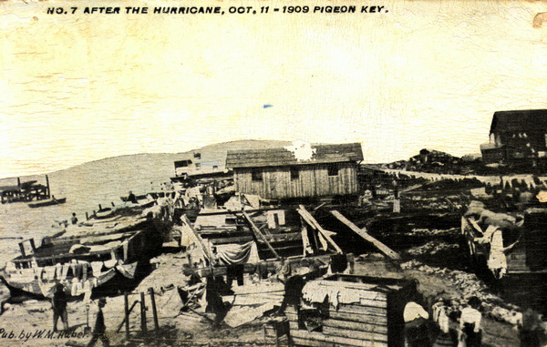 After the hurricane, October 11, 1909 - Pigeon Key