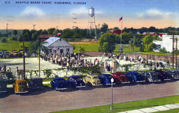 Shuffle board court - Kissimmee, Florida