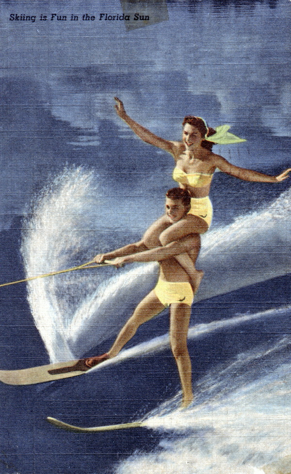 Skiing is fun in the Florida sun