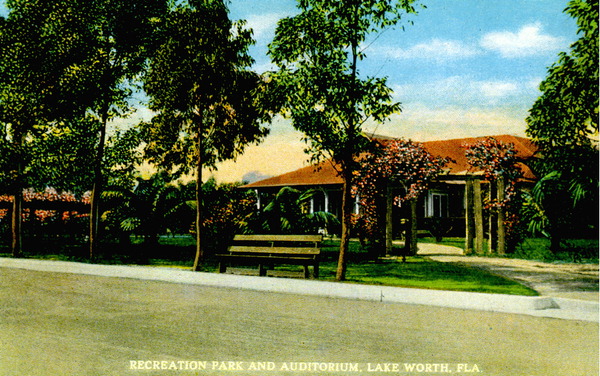 Recreation Park and auditorium - Lake Worth, Florida.