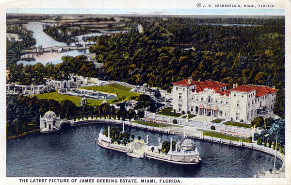 The latest picture of James Deering estate - Miami, Florida