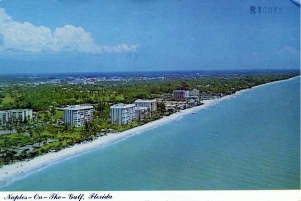 Aerial view of Naples-on-the-Gulf - Florida.