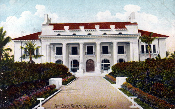 H.M. Flagler's residence - Palm Beach, Florida.