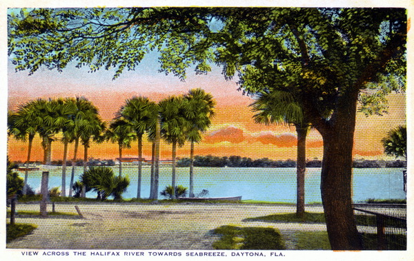View across the Halifax River towards Seabreeze - Daytona, Florida