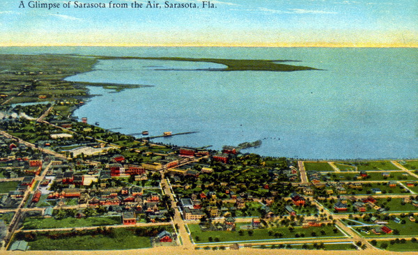 A glimpse of Sarasota from the air - Sarasota, Florida