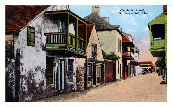 Charlotte Street, Saint Augustine, Florida.