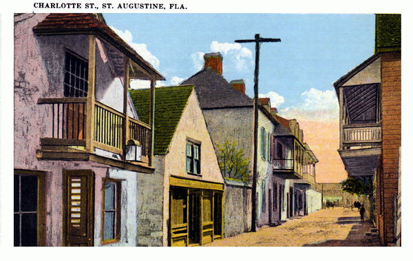 Charlotte Street, Saint Augustine, Florida.