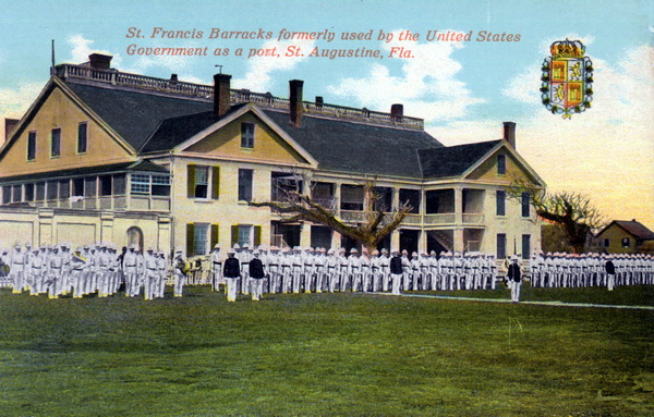 St. Francis barracks formerly used by the U.S. Government as a port - Saint Augustine, Florida.