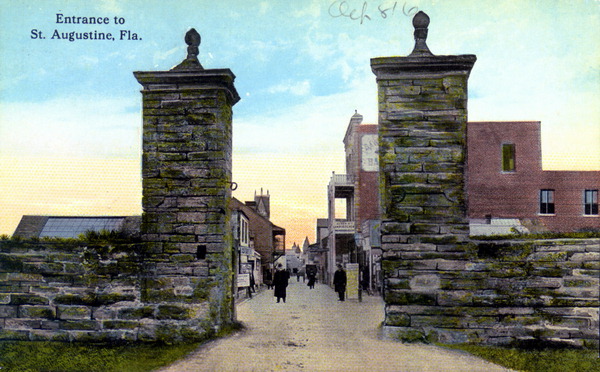Entrance to Saint Augustine, Florida