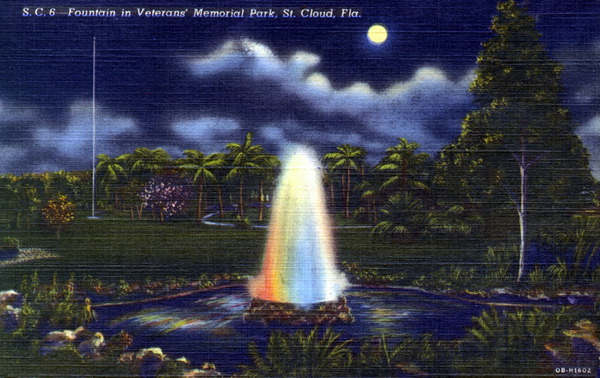 Fountain in Veterans' Memorial Park - St. Cloud, Florida