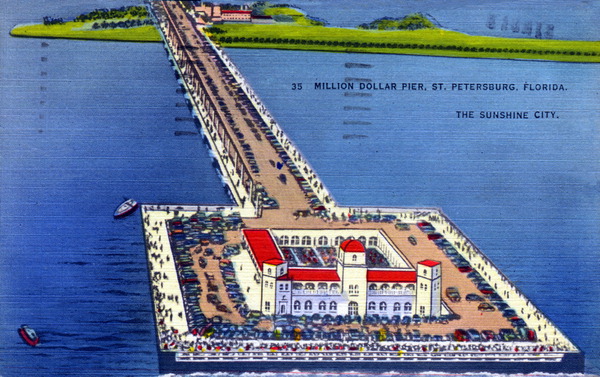 Million dollar pier - Saint Petersburg, Florida.