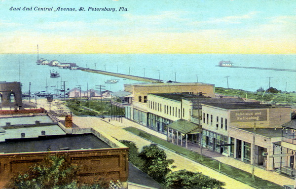 East end Central Avenue, Saint Petersburg, Florida.