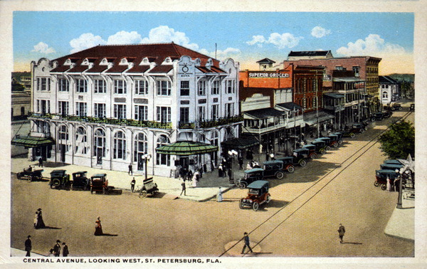 Central Avenue looking west - Saint Petersburg, Florida.