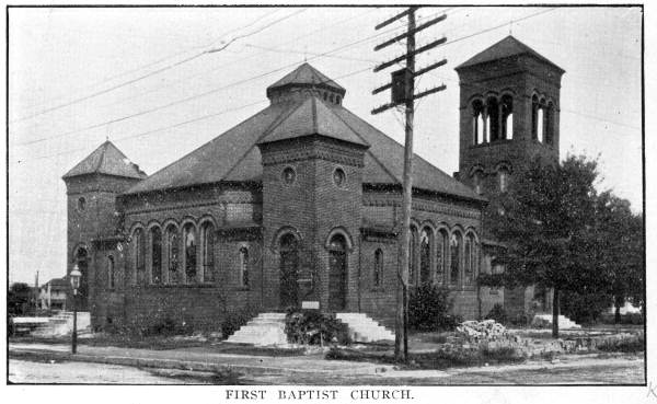 First Baptist Church.