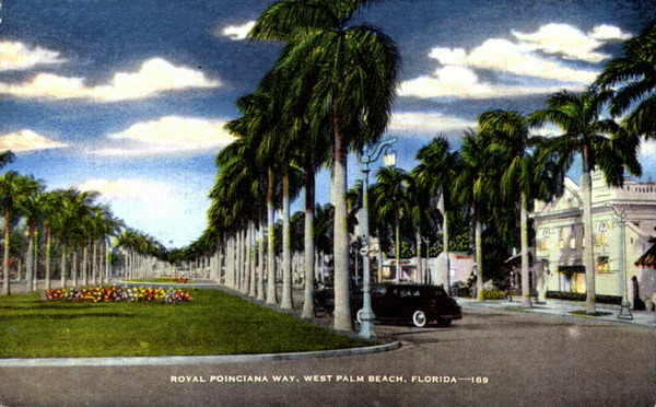 Royal Poinciana Way - West Palm Beach, Florida