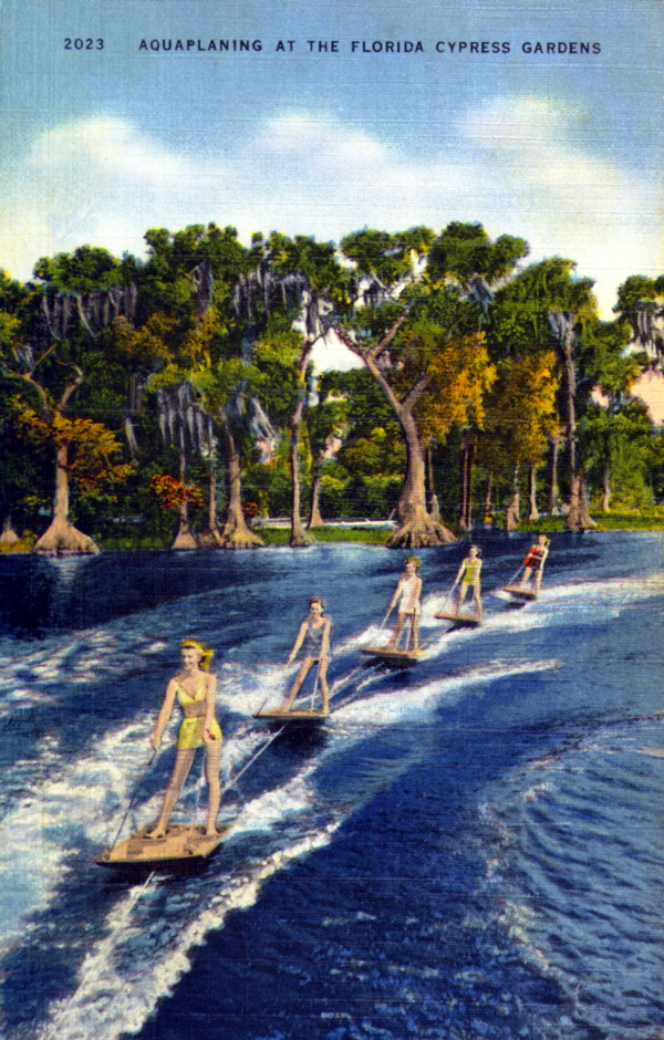 Aquaplaning at the Florida Cypress Gardens