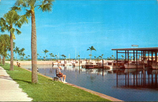 People fishing on Lake Monroe - Sanford, Florida.