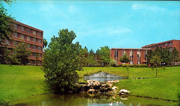 View of the Graham and Simpson Halls - Gainesville, Florida .