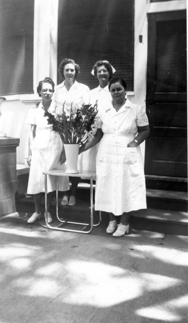 View of nurses at the Florida State Hospital in Chattahoochee, Florida.