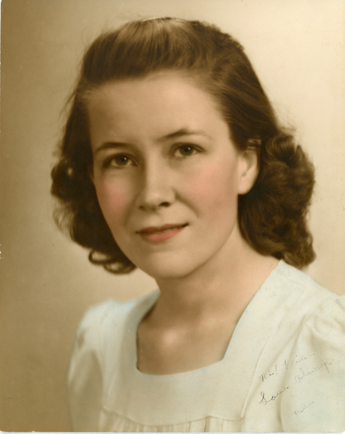 Portrait of Earlie "Helen" Durrance in Tallahassee.