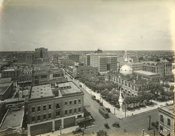 Section of the business district in Tampa.
