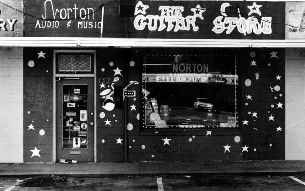 Florida Memory • Burt Norton's Music store at 1317 Jackson Bluff