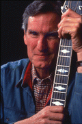 Portrait of folk musician Gamble Rogers.