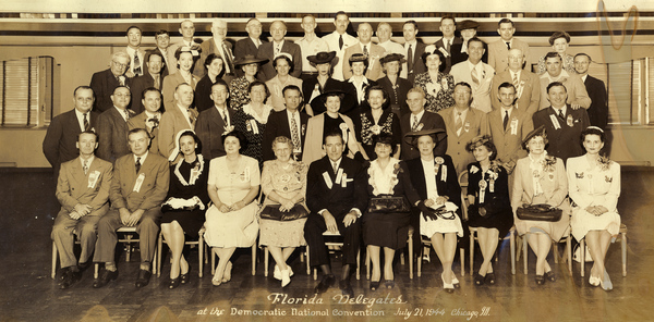 Florida delegates at the Democratic National Convention in Chicago, Illinois.