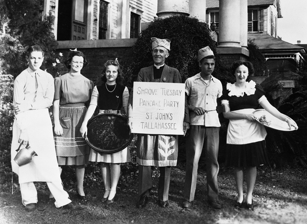 St. John's Shrove Tuesday pancake party in Tallahassee.