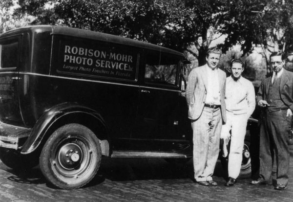 Founders of Robison-Mohr Photo Service in St. Petersburg.