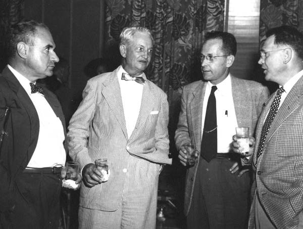 Adam G. Adams and friends after dedication of the Miami International Airport marker.