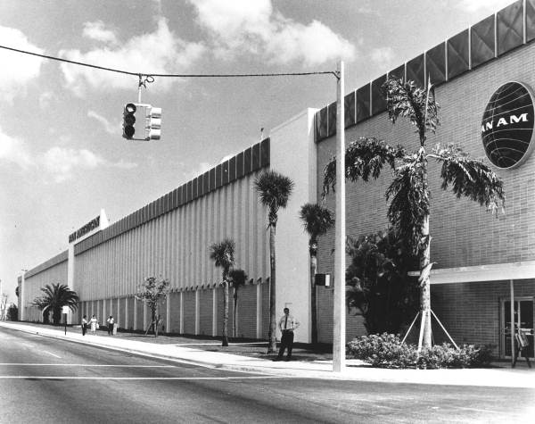 Pan American Airways maintenance building.