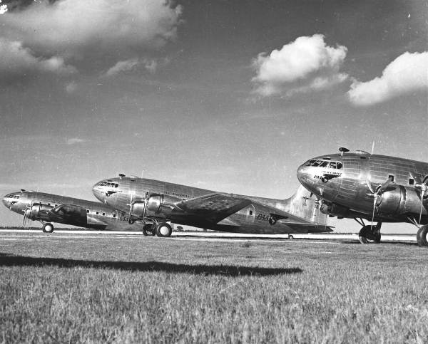 Pan American airplanes at Miami International