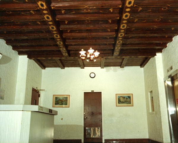 Reception area of Bay Pines VA Hospital.