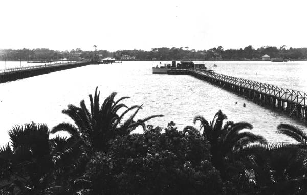 Halifax River railroad bridge at Ormond.