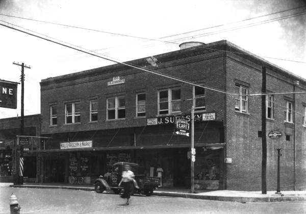 J. Surasky dry goods and Wallis grocery and market