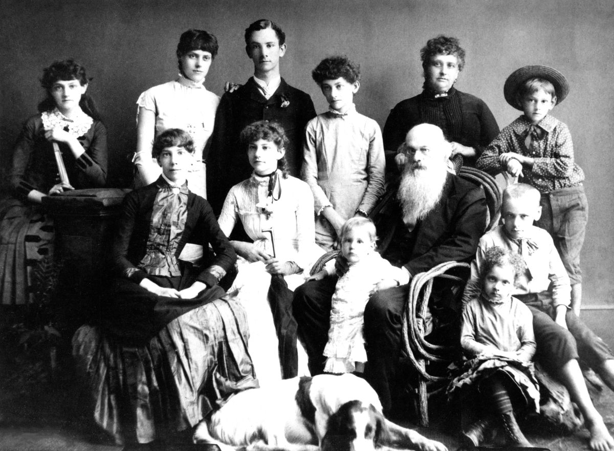 Group portrait with Confederate General Edmund Kirby-Smith.
